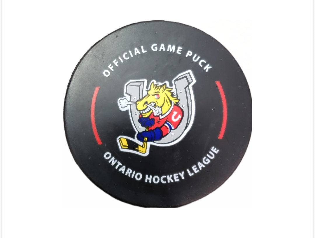 Official OHL Game puck 2024-25 Barrie Colts from the Petes store
