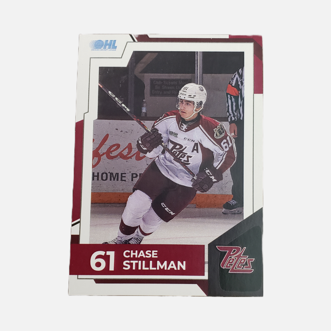2021-22 Chase Stillman Peterborough Petes card no. 61