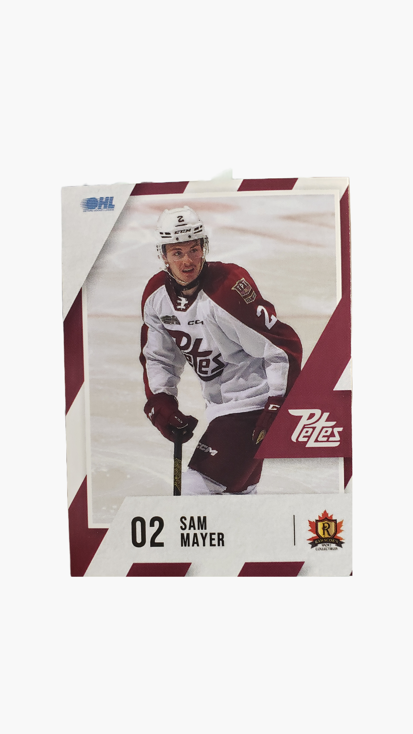 2023-24 Sam Mayer Petes card no. 2