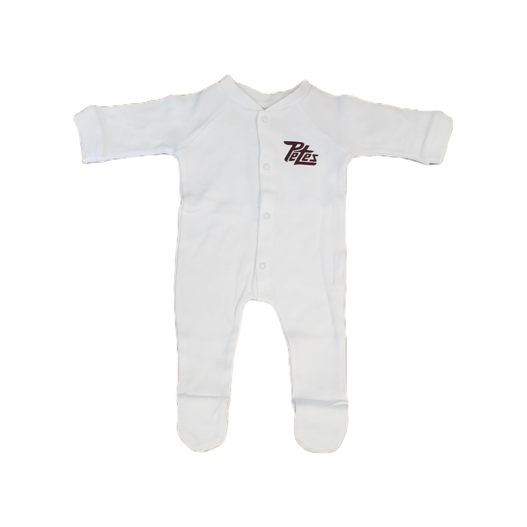 Petes onesie with feet