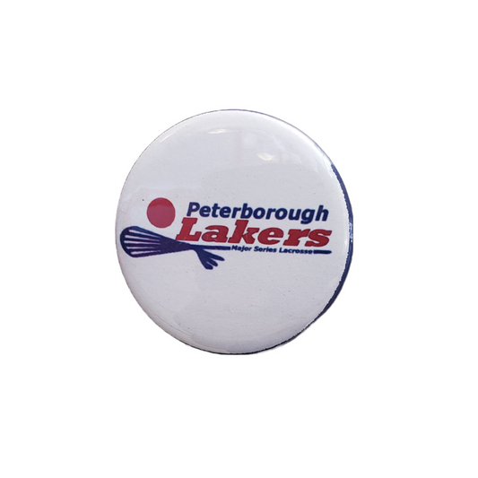 Peterborough Lakers White Button