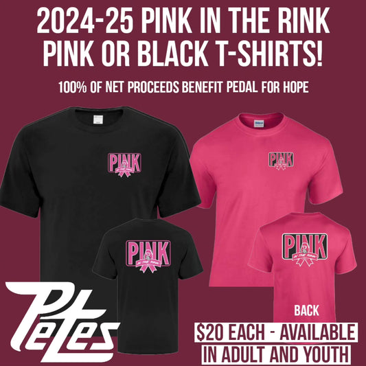 2025 Pink in the Rink t-shirt