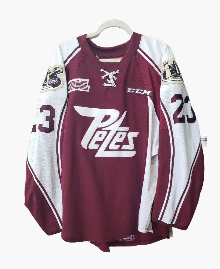 Matyas Svoboda 2016-2018 autographed game worn jersey