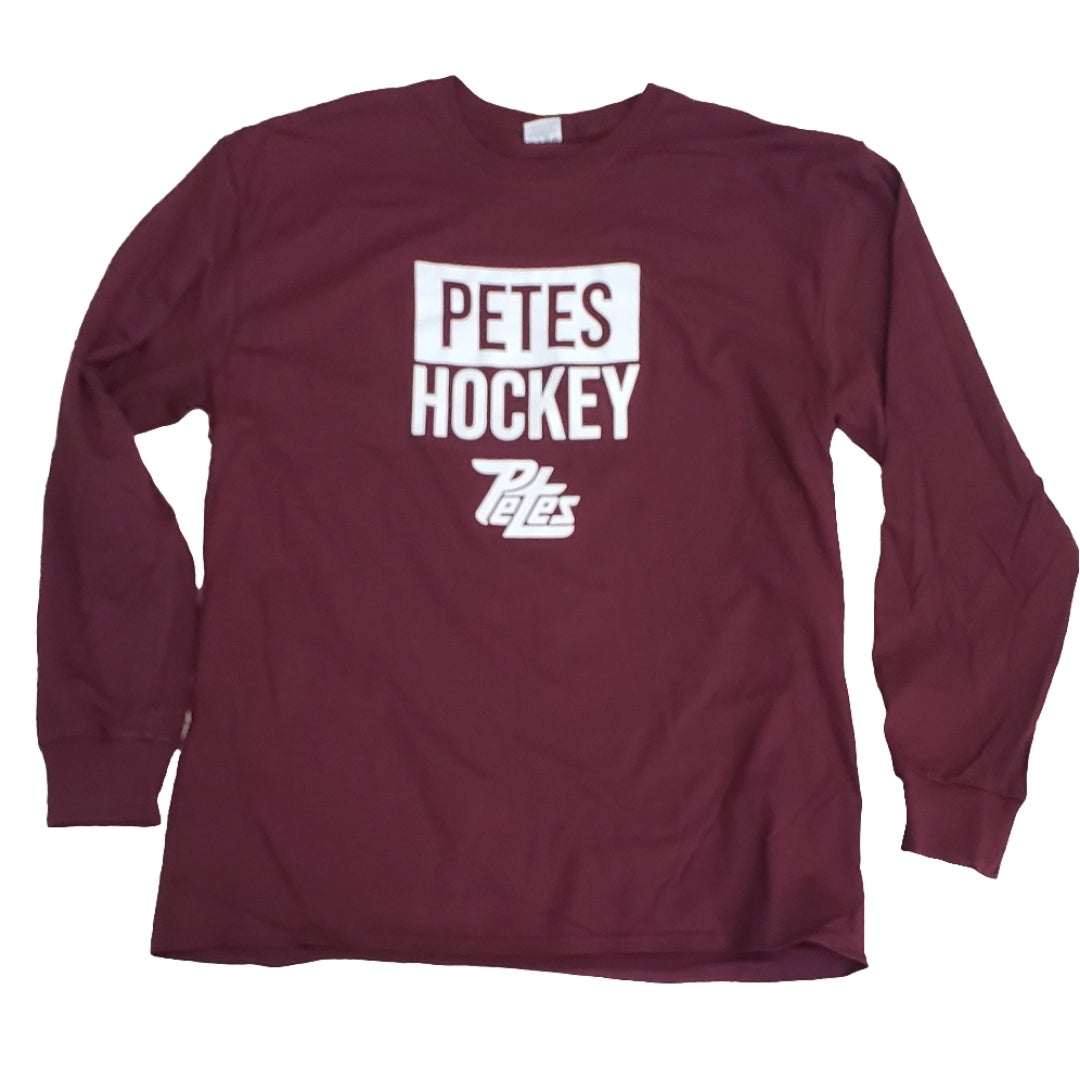 Petes hockey youth long sleeve
