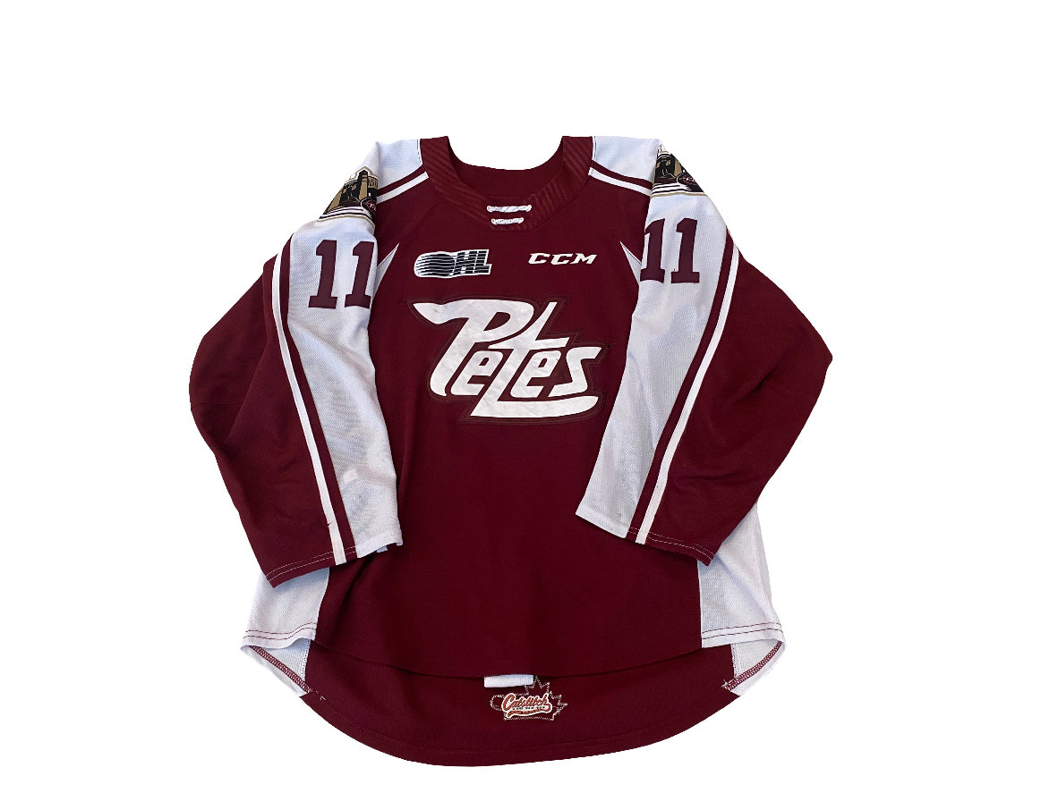 Justin Dezoete 2022-23 game worn jersey