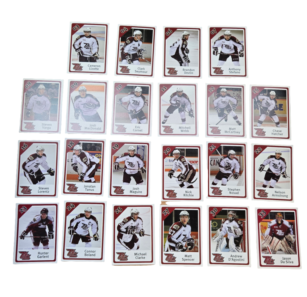 2013-14 Petes team card set