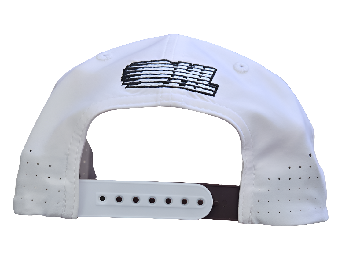 2025 Peterborough Petes OHL Draft Priority Selection white patch snapback with roped front