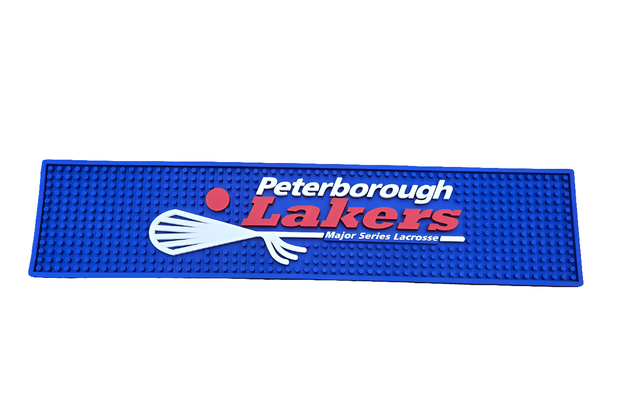 Peterborough Lakers pvc rubber bar mat