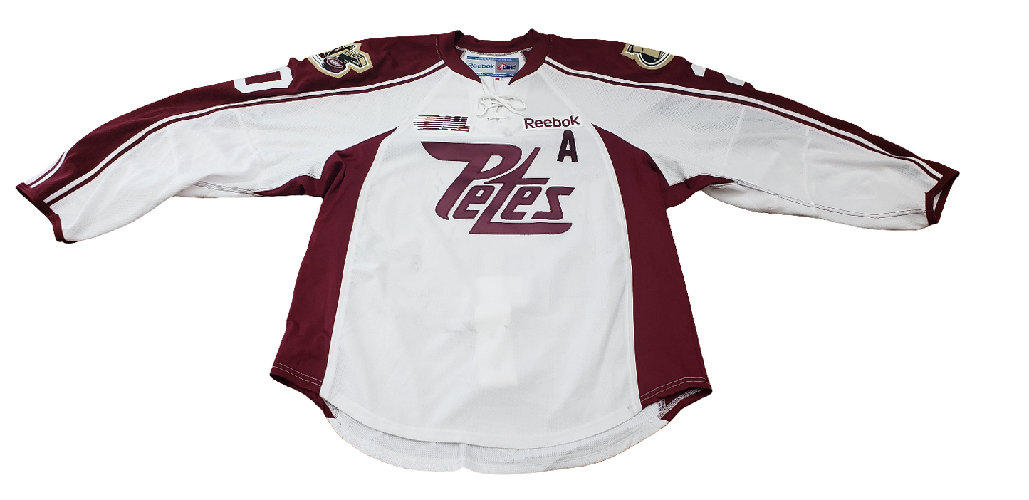 Peterborough Petes Nick Ritchie 2013-14 game worn jersey