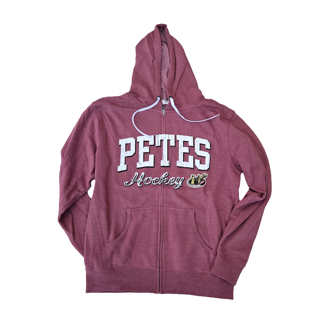 Peterborough Petes Liftlock Petes full zip hoodie