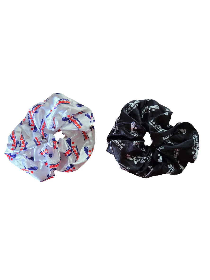 Lakers team logo scrunchie