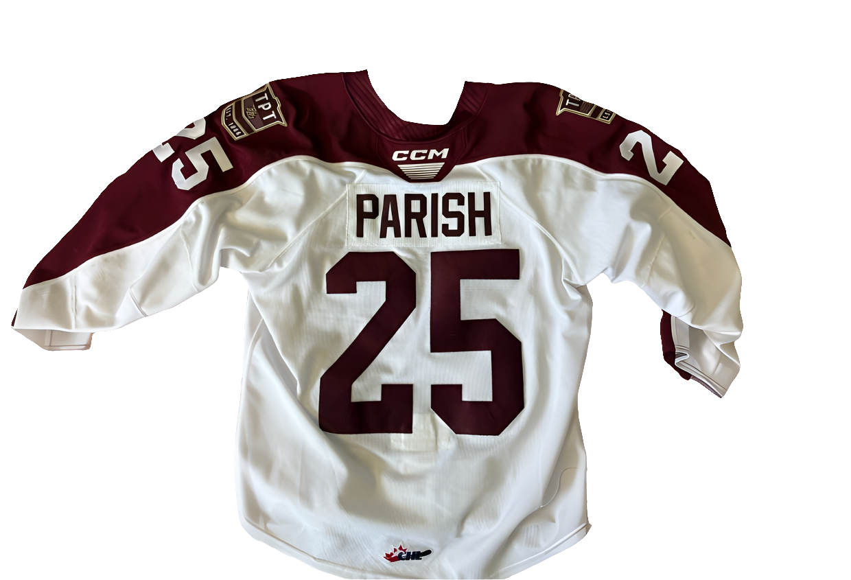 Francis Parish 2024-25 pre-season game worn jersey