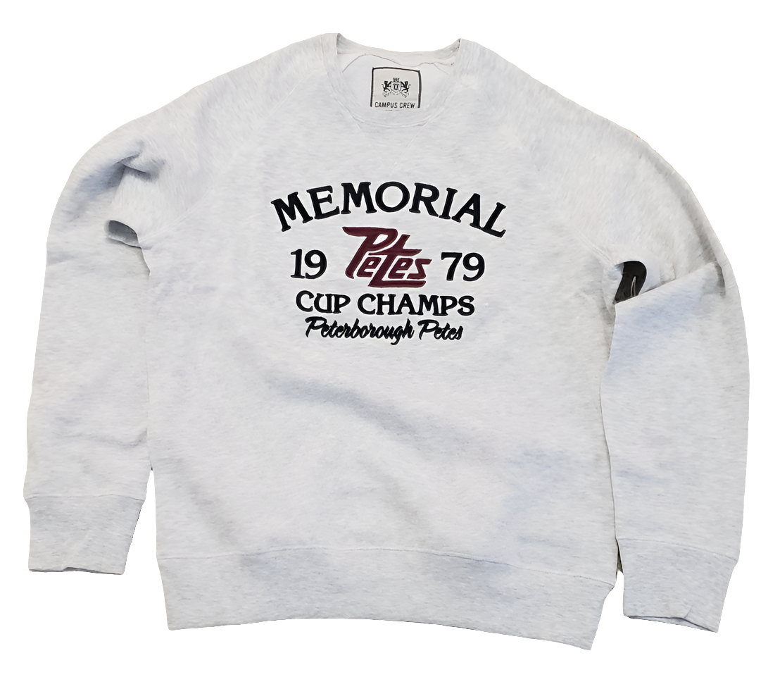 '79 Memorial Cup Crewneck sweater from Campus Crew