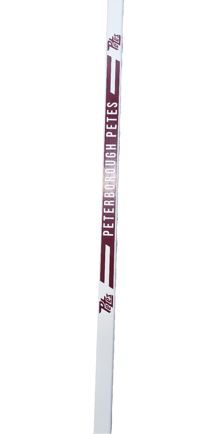 Peterborough Petes limited edition player autograph stick