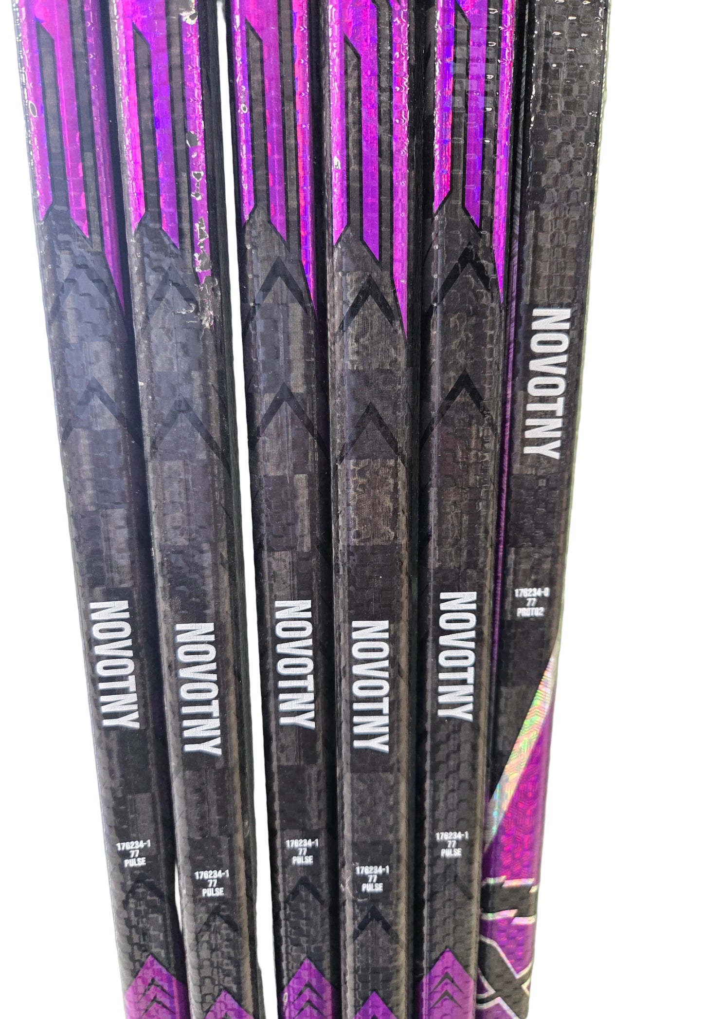 Adam Novotný game used sticks