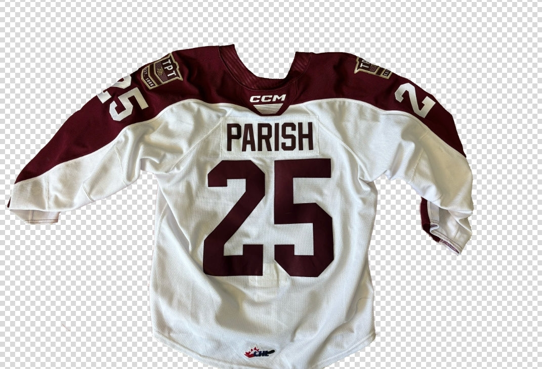 Francis Parish 2024-25 pre-season game worn jersey