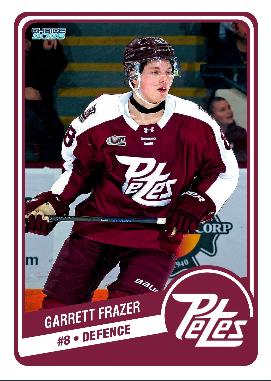 2025-26 Petes single hockey cards