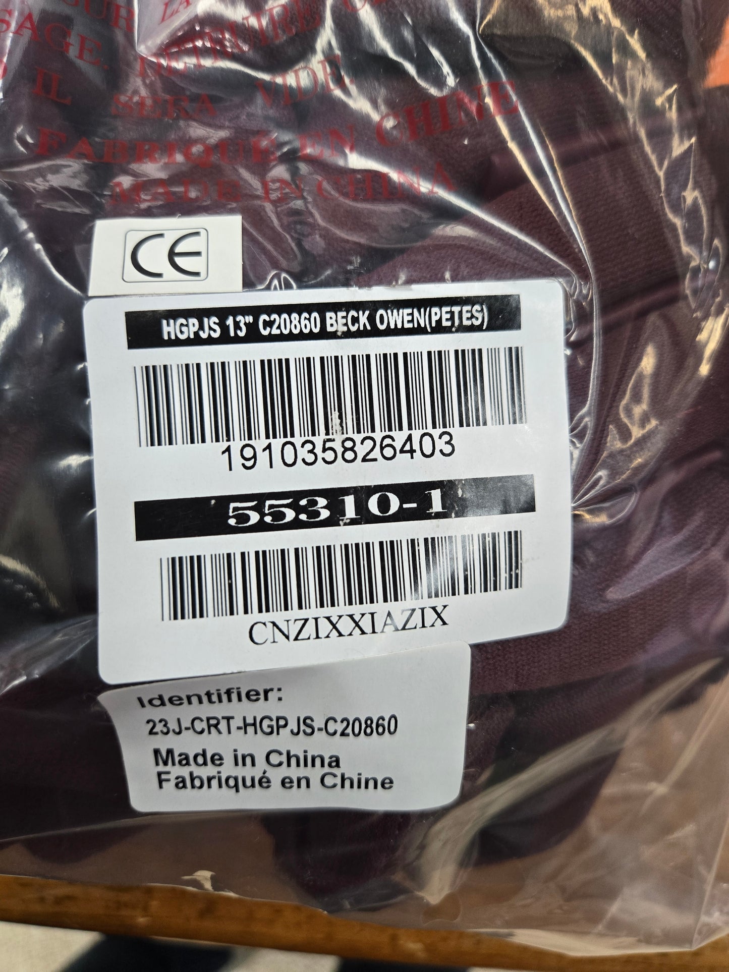 Team issued Owen Beck gloves