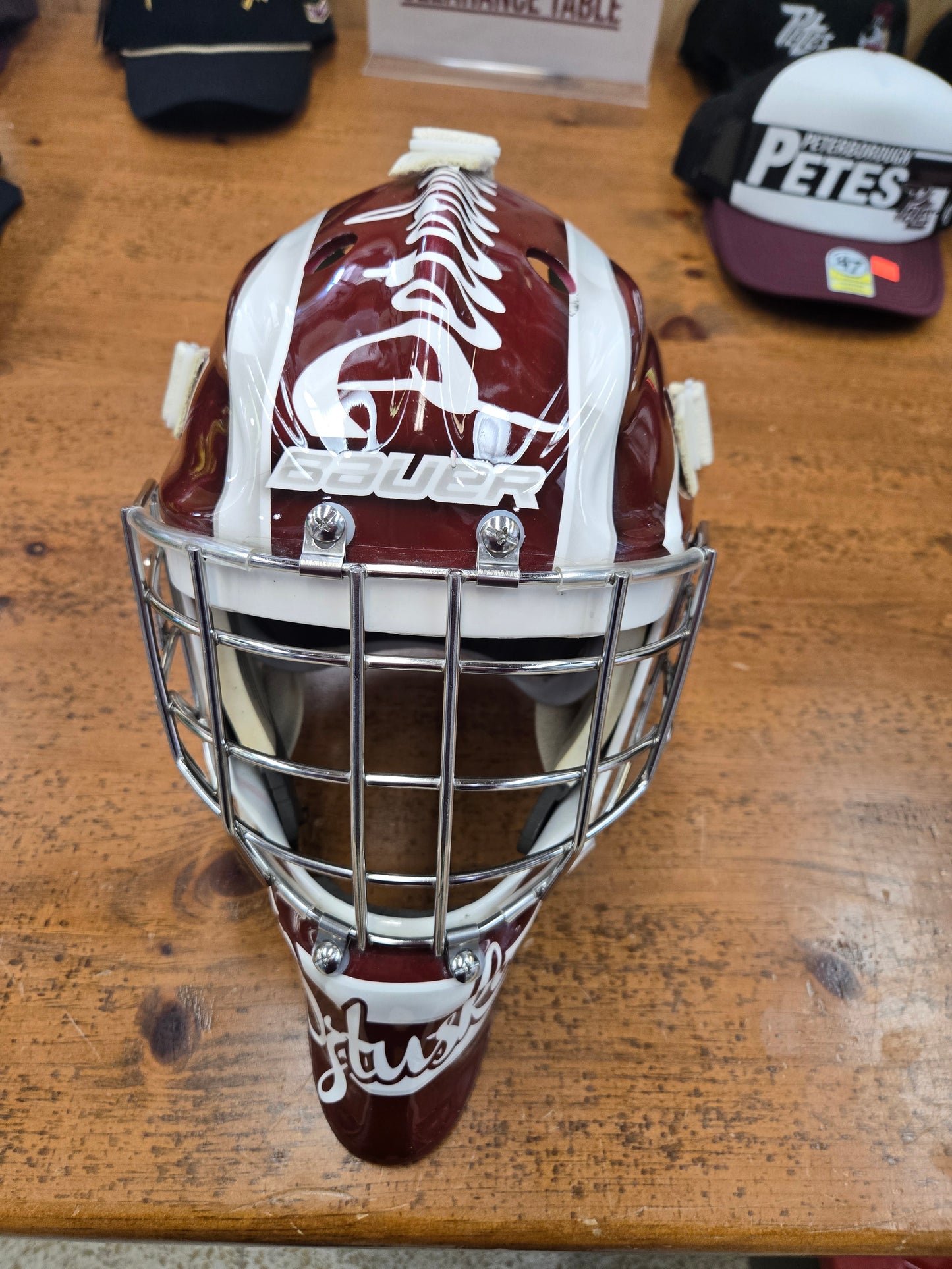 Liam Sztuska goalie helmets