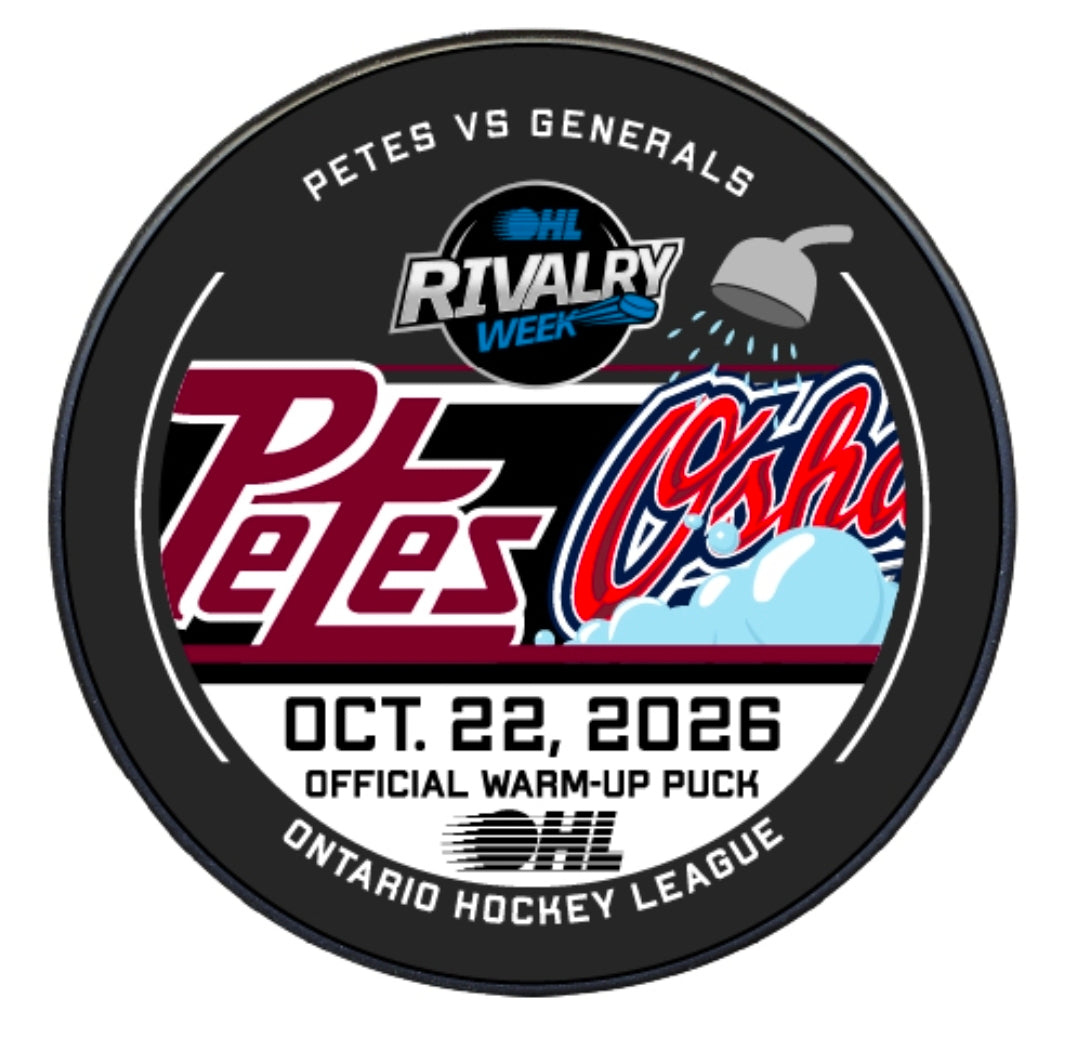 2026-27 Petes warm-up pucks