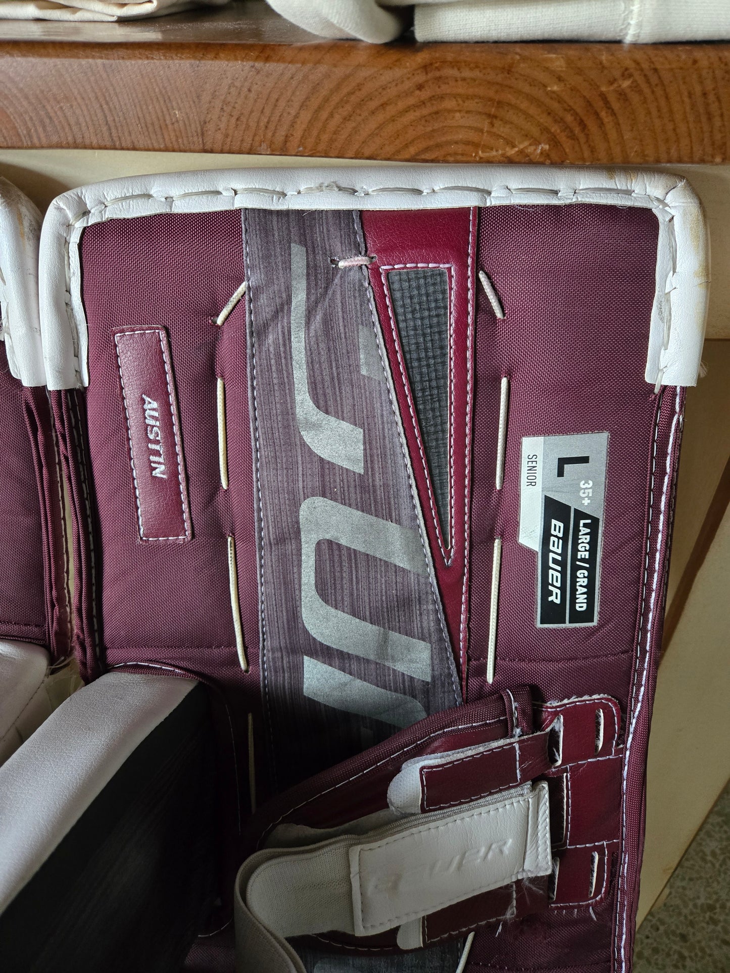 Tye Austin goalie pads