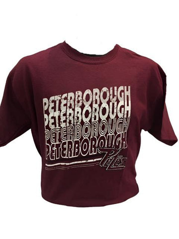 Youth Maroon Peterborough Short Sleeve T-Shirt