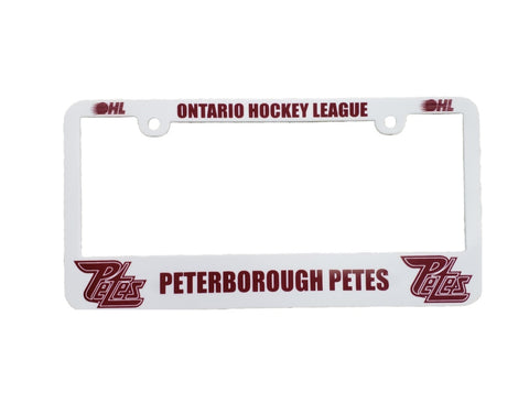 Peterborough Petes license plate holder
