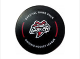 Official OHL Game puck 2023-24 Guelph Storm from the Petes store