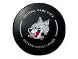 Official OHL Game puck 2023-24 Sudbury Wolves from the Petes store