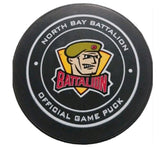 Official OHL Game puck 2022-23 North Bay Battalion from the Petes store