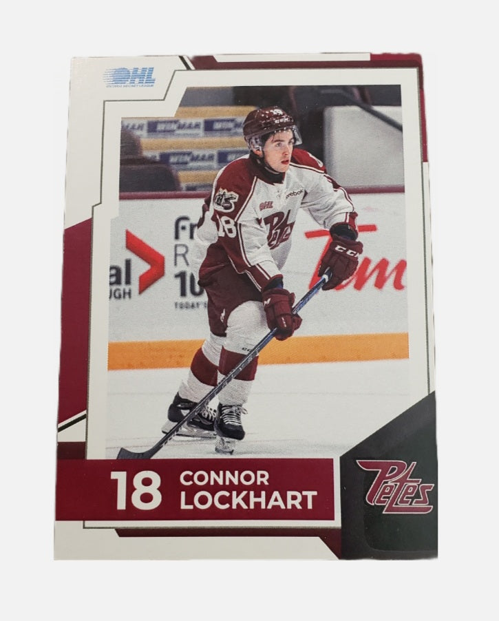 2021-22 Connor Lockhart Peterborough Petes card no. 18