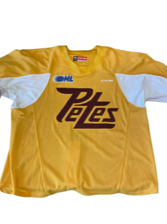 Petes Used CCM Practice Jersey Maroon Logo