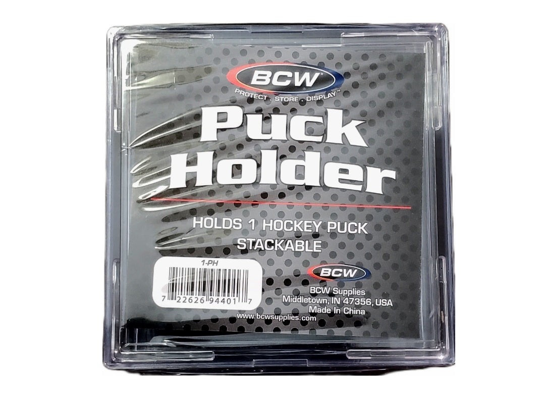 Acrylic puck case 3 x 3 inches