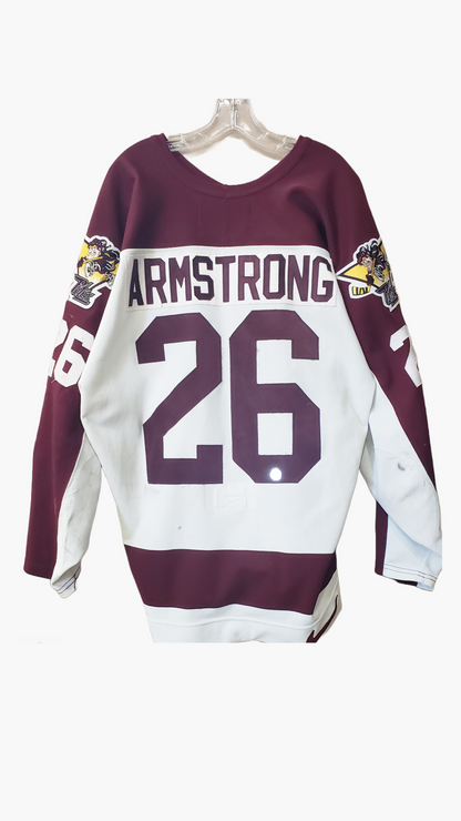 Peterborough Petes Matt Armstrong 2001-2002 game worn jersey