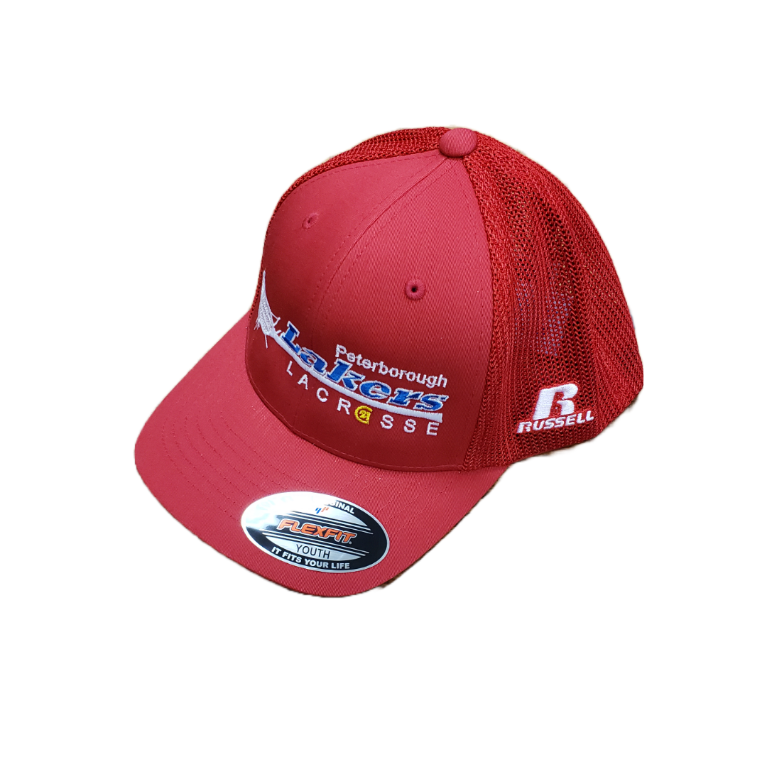 Peterborough Lakers youth Flexfit Russell Athletics snapback Red