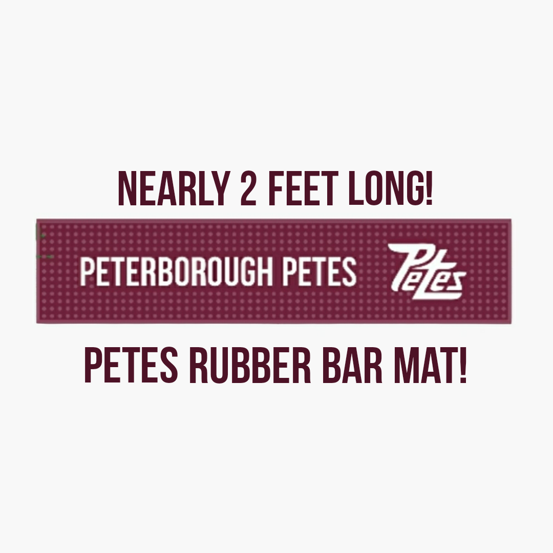 Peterborough Petes Rubber Bar Drip Mat