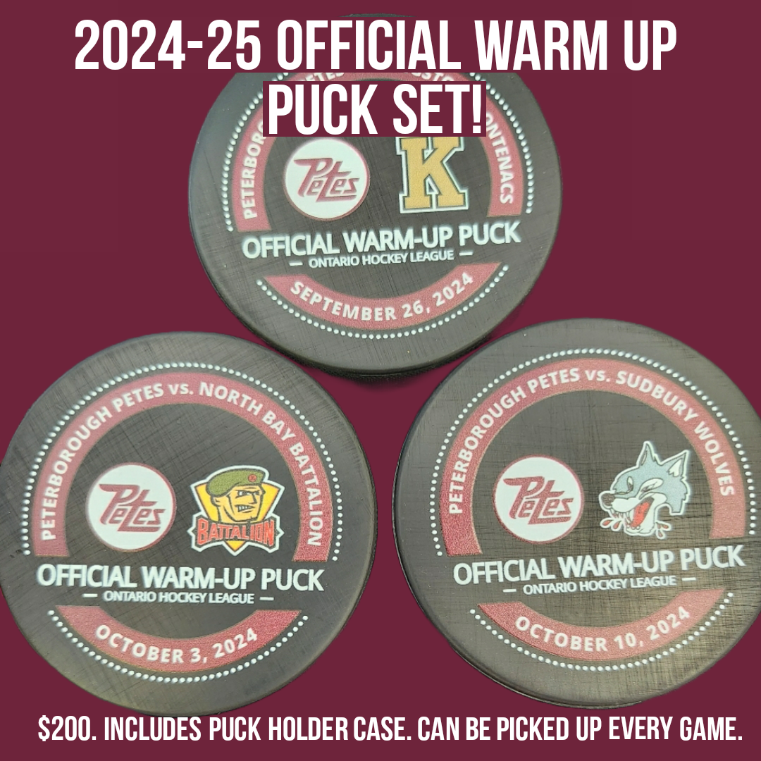 Game night & full set warm-up pucks