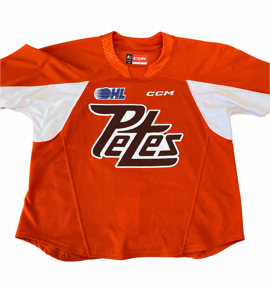 Petes Used Practice Jersey Maroon/White Logo