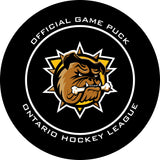 Official OHL Game puck Hamilton Bulldogs from the Petes store