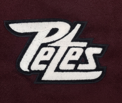 Peterborough Petes CCM Player Series premium Lettermans jacket