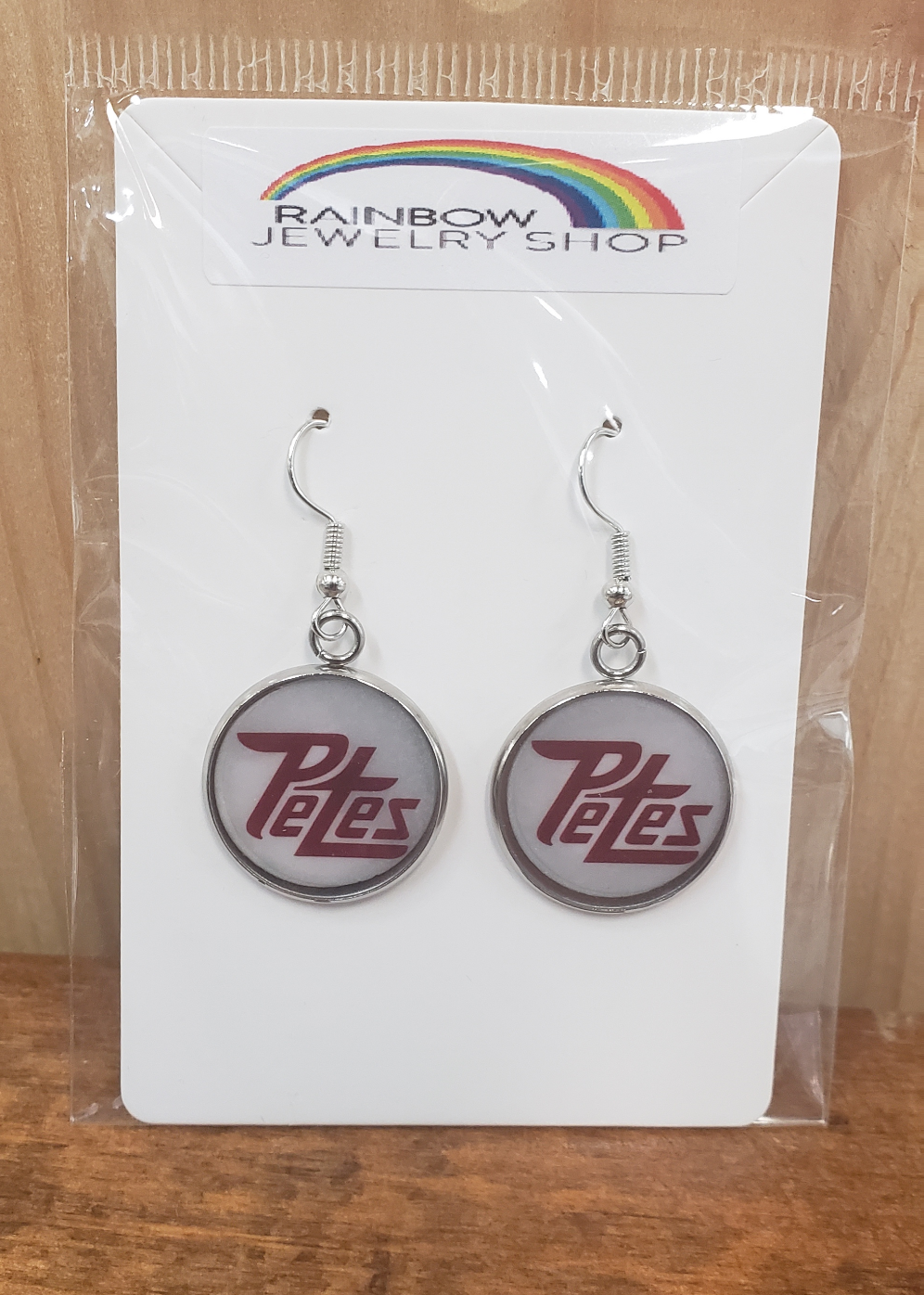 Peterborough Petes dangle earrings