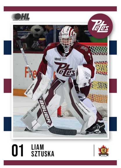 2024-25 Peterborough Petes Liam Sztuska card