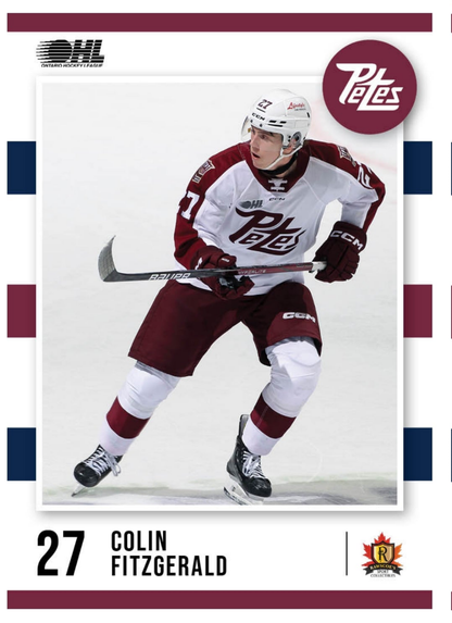 2024-25 Peterborough Petes Colin Fitzgerald card