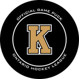 Official OHL Game puck Kingston Frontenacs from the Petes store
