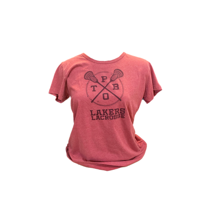 PTBO Lakers Womens Red T-Shirt