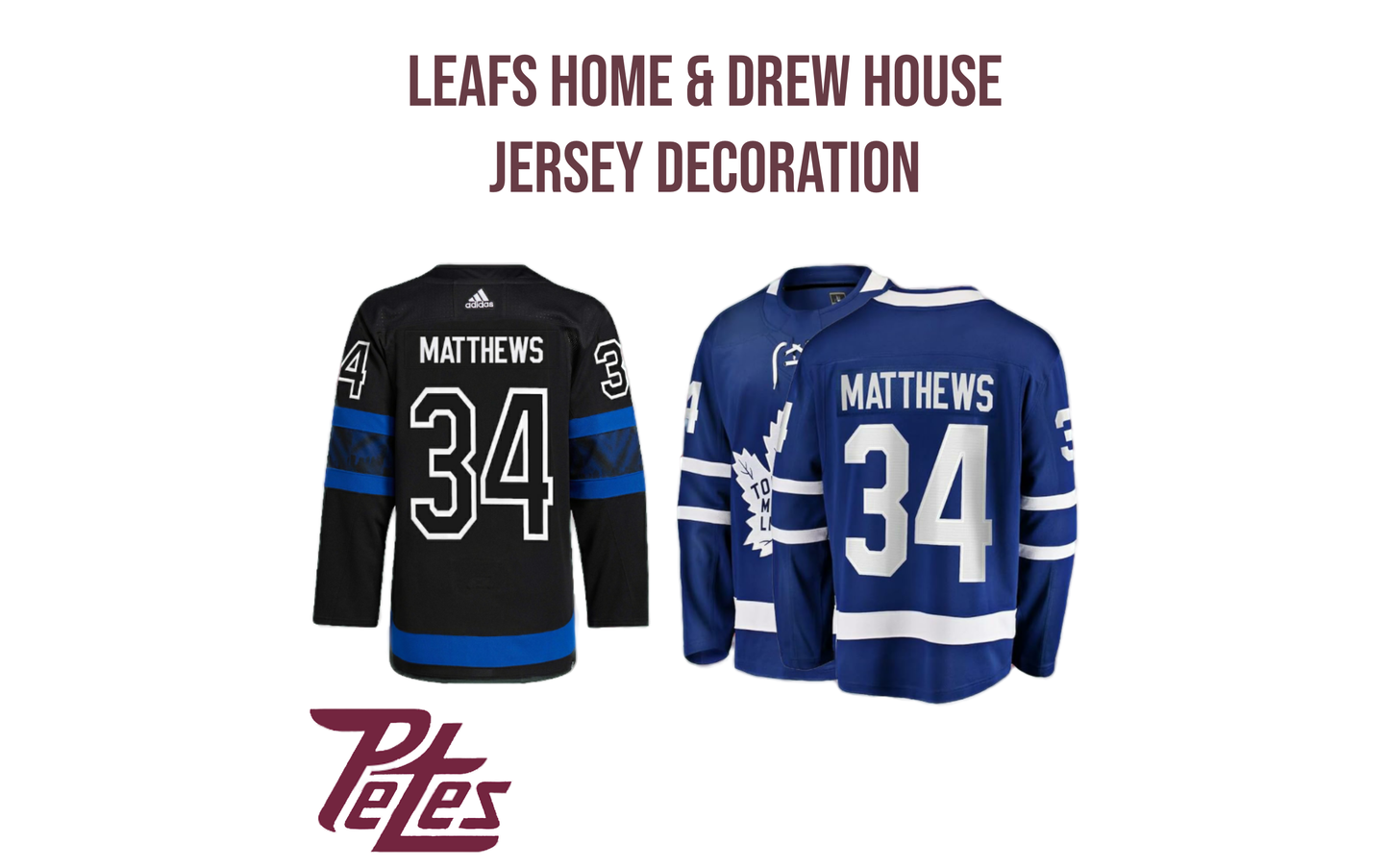 Toronto Maple Leafs jersey customization