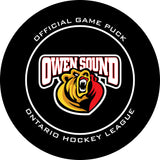 Official OHL Game puck Owen Sound Attack from the Petes store