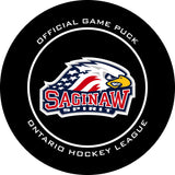 Official OHL Game puck Saginaw Spirit from the Petes store