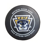 Official OHL Game puck 2022-23 Erie Otters season from the Petes store