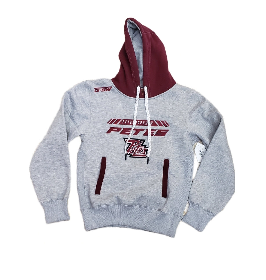 Peterborough Petes Gitch Sportswear mens hoodie with hidden kangaroo pouch